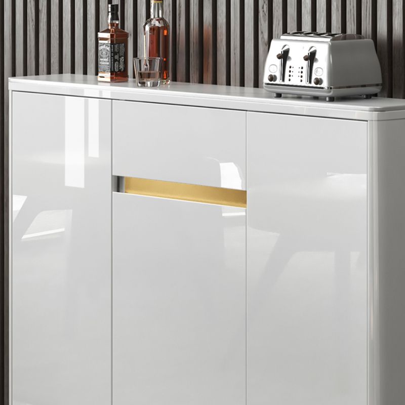 33.86"H Sideboard Modern Style White Dining Server for Kitchen and Dining Room