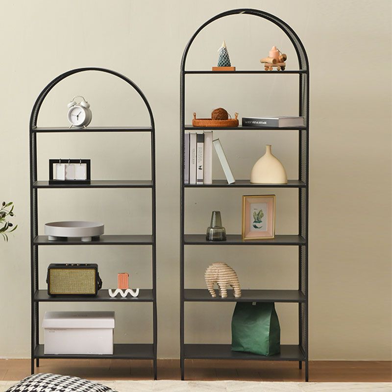 Modern Metal Bookshelf Standard Open Shelf Bookcase with Shelves