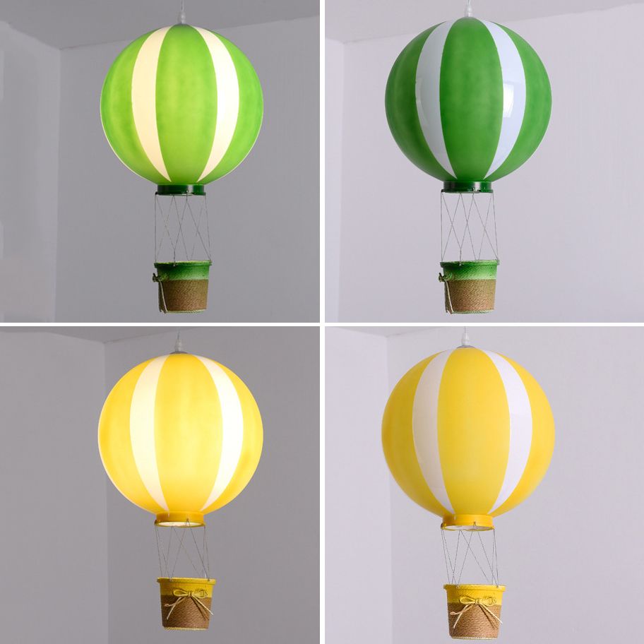 Hot Air Balloon Pendant Lighting 1-Light Kindergarten Ceiling Lamp(without doll)