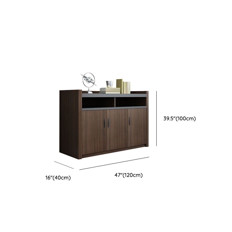 Modern Style File Cabinet Wooden Frame Storage Filing Cabinet for Office