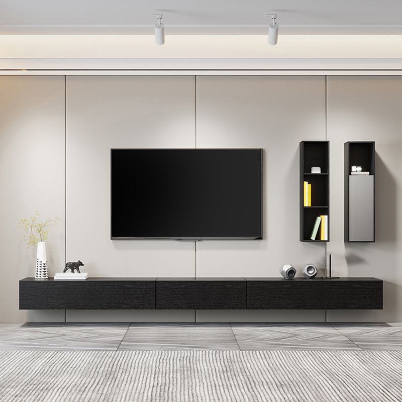 Contemporary TV Media Stand Wooden TV Stand Console for Living Room