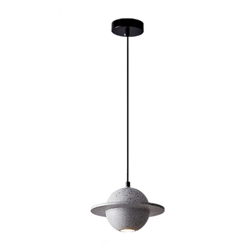 Cement Ball Shape Hanging Light Modern Style Hanging Light Fixtures