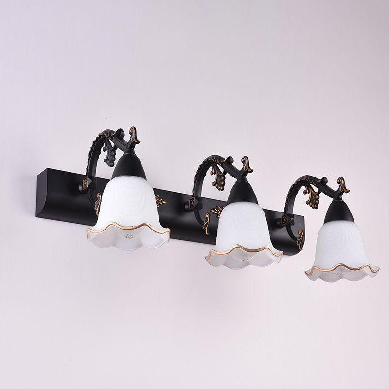 American Style Bell Shape Vanity SCONCE LICHTEN Glazen wand gemonteerde ijdelheid lichten