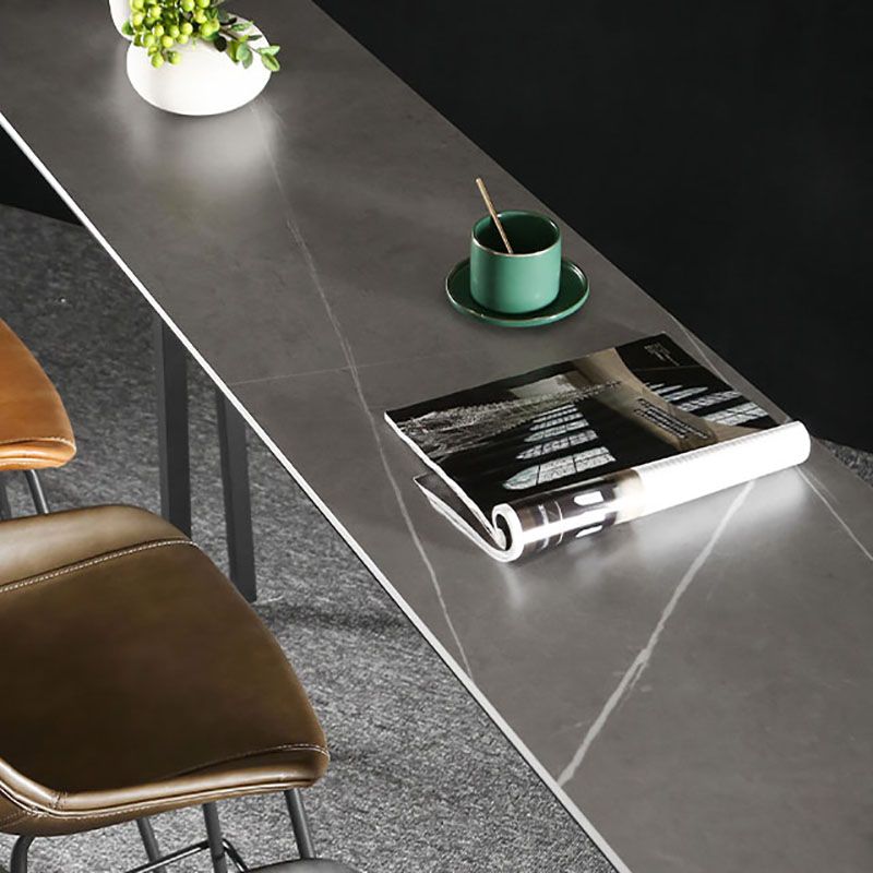 Rechteck Top Counter Tisch Industrial 42-Zoll-Höhentisch für Esszimmer