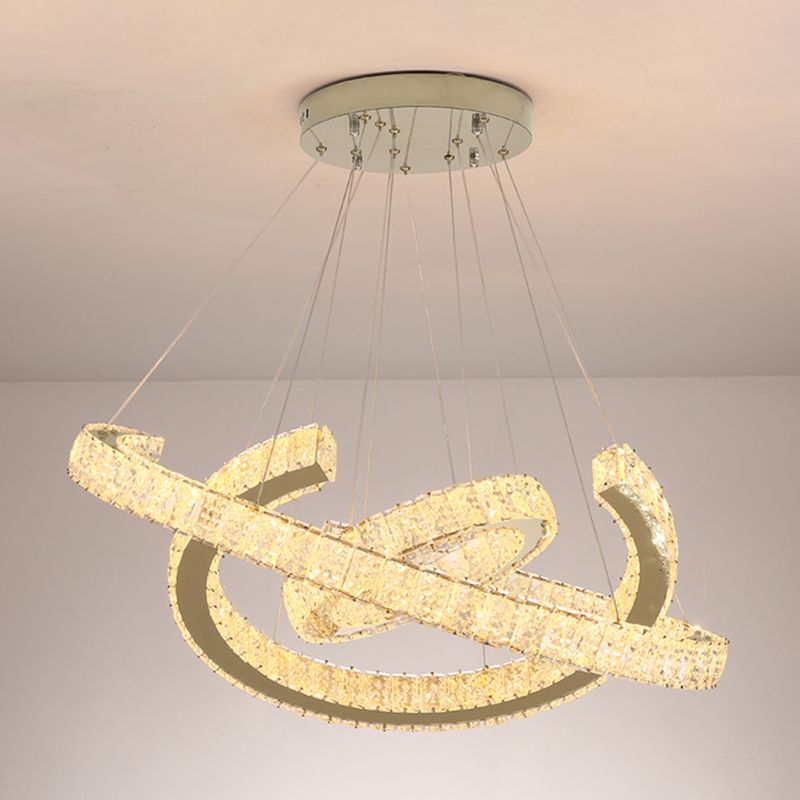 Ring Crystal Plafond Pendant