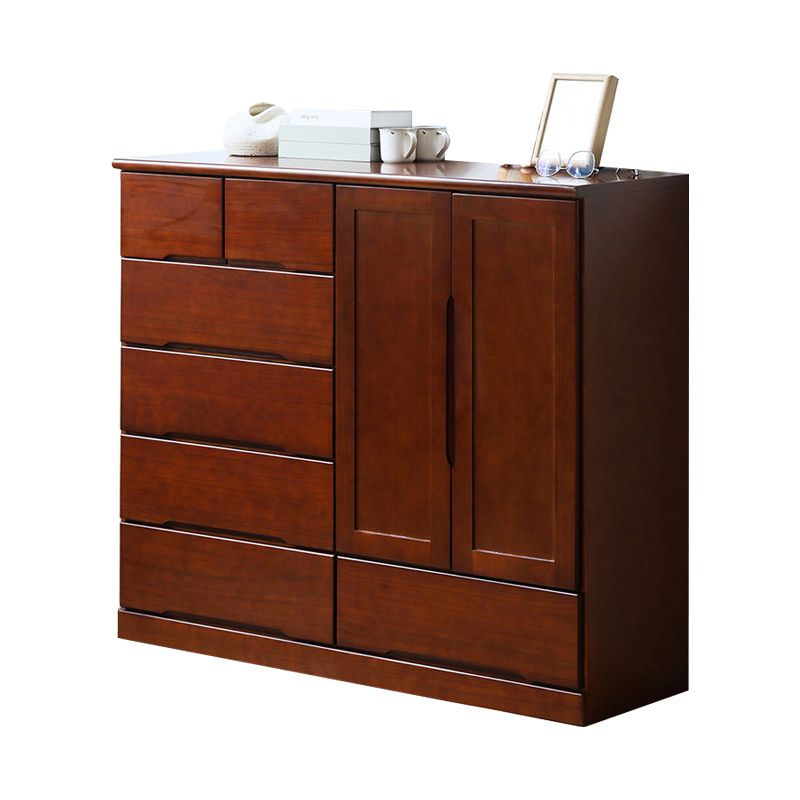 Modern Wood Sideboard Buffet Table with Drawer for Dining Room