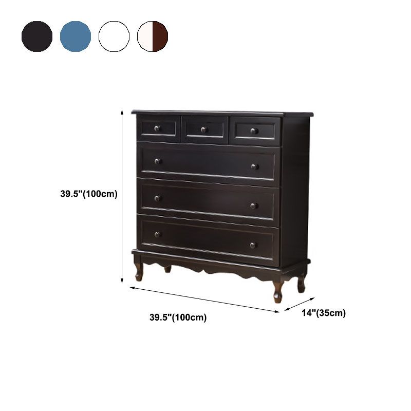 Classic Glam Wood Dresser Bedroom Lingerie Chest with Drawer