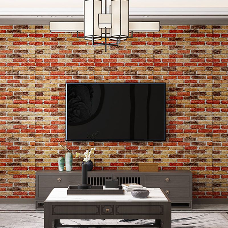 3D Artificial Brick Wall Panel Industrial Style Home Living Room Wall Plate(10-Pack)