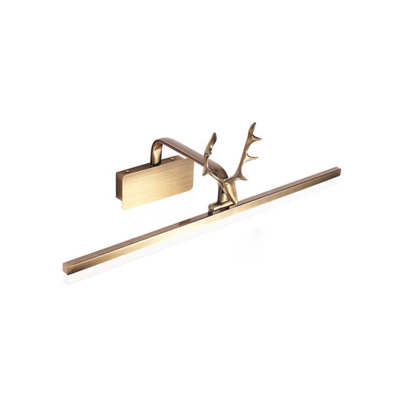 American Contemporary Style LED Vanity Wall Lighting Light Copper Bar Light for Bathroom