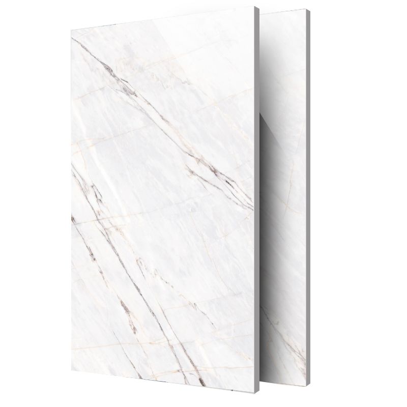 Mirrored Singular Tile Marble Rectangular Modern Floor and Wall Tile