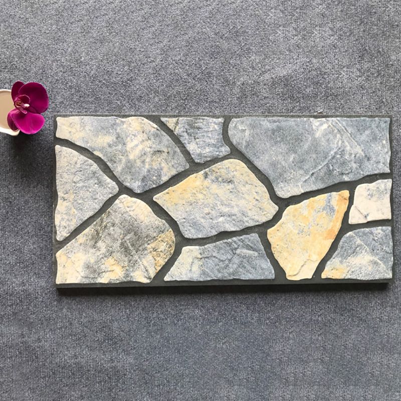 Modern Style Waterproof Wall Tile Stacked Stone Texture Straight Edge Wall Tile