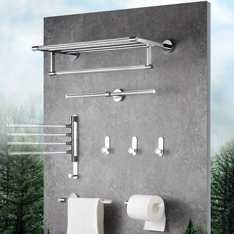 Modern Bathroom Accessory As Individual Or As a Set in Plastic and Metal