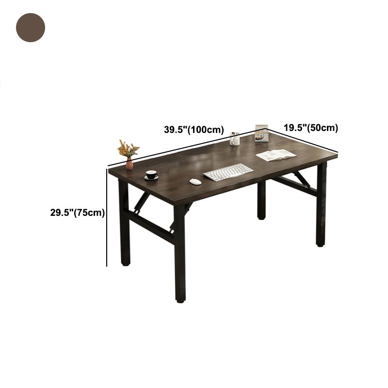 Modern Metal Office Desk Rectangular Writing Desk for Home Use