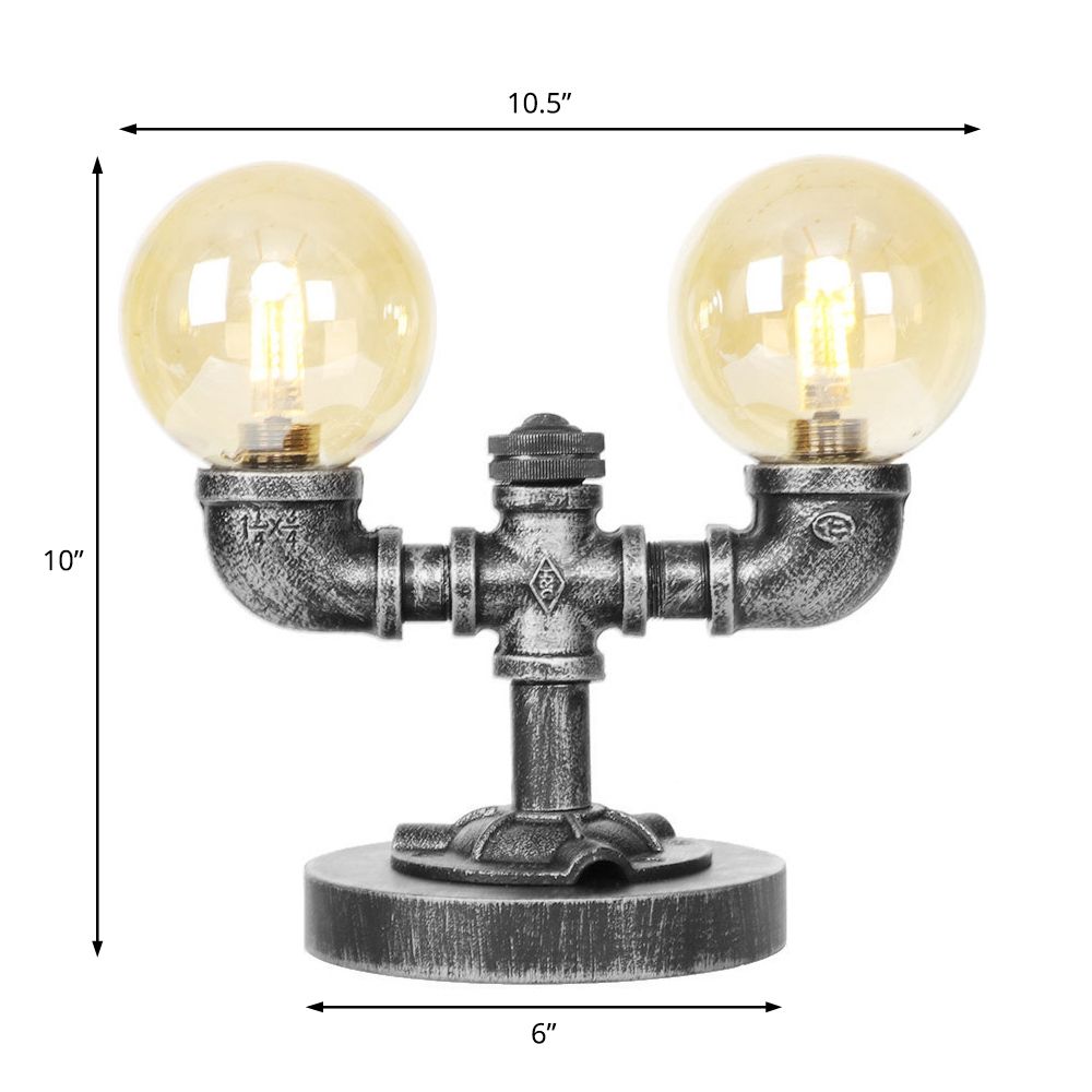 Lampe de bureau rond industrielle 2/3