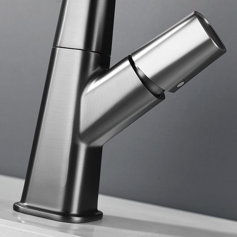 Modern Vessel Faucet Brass Lever Handles Swivel Spout Vessel Sink Bathroom Faucet