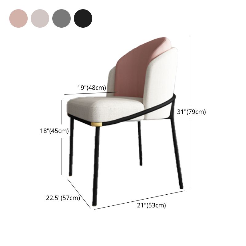 Upholstered Side Chair Modern Style Dining Chair for Dining Room