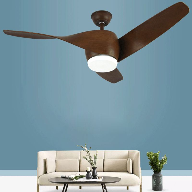 Fan Shape Metal Ceiling Fan Kid Style 1 Light Ceiling Fans Fixtures