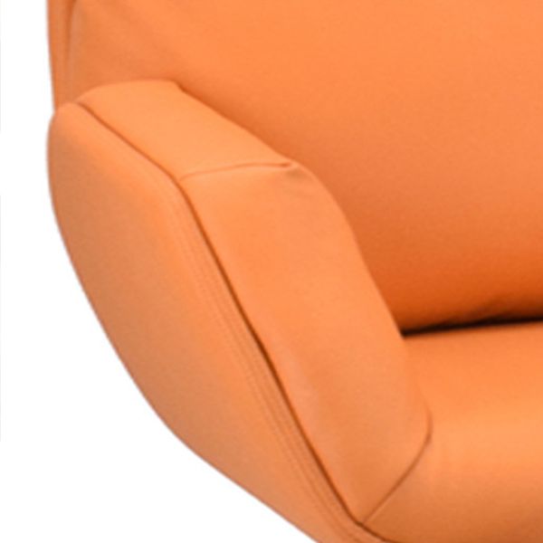 Modern & Contemporary Upholstered Chair Orange Task High Back Chair