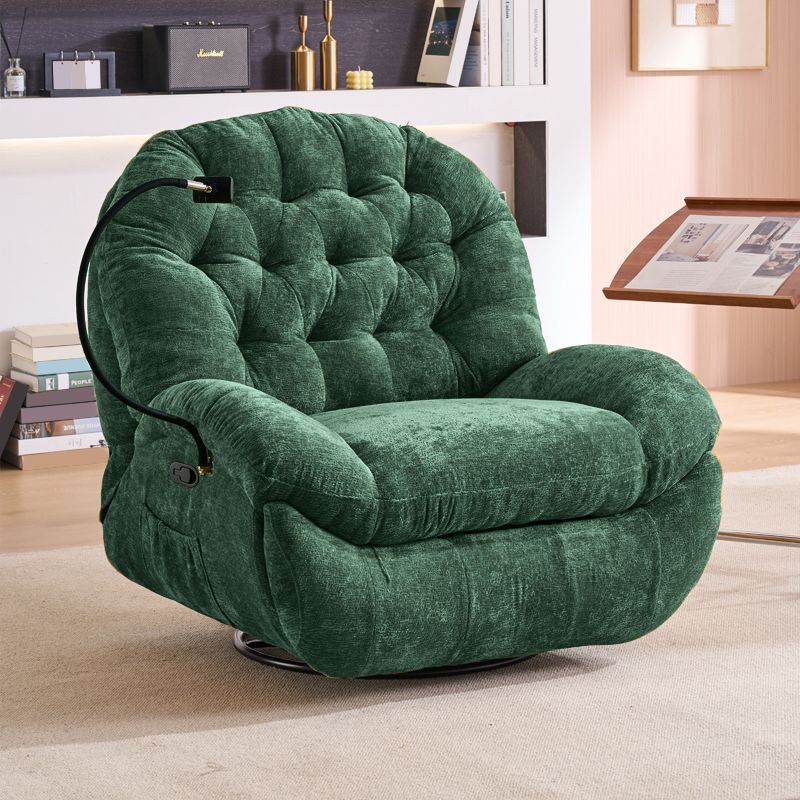 Contemporary Fabric Standard Recliner Nordic Style Living Room Single Recliner