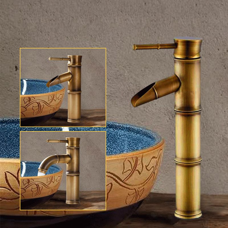 Country Style Vanity Sink Faucet Single Hole Bathroom Faucet