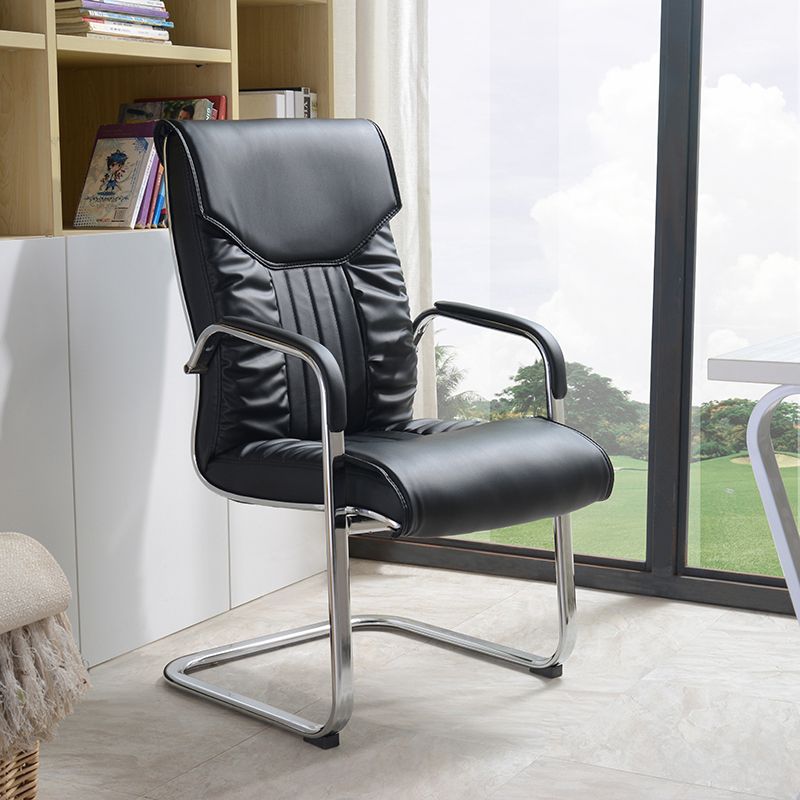 Modern Executive Computer Chair with Wheels Swivel Office Chair with Padded Arms