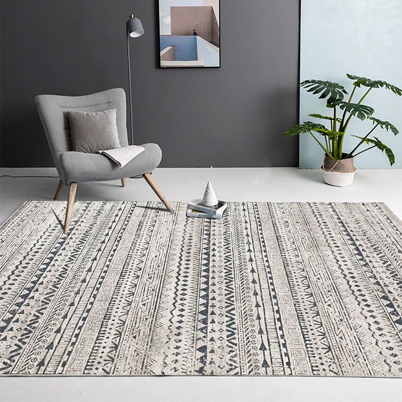 Tapis à gènes multi-couleurs Boho Suile Boho Tapis imprimé Geo Pet Animal Animable Tapis de support antidérapant pour la chambre