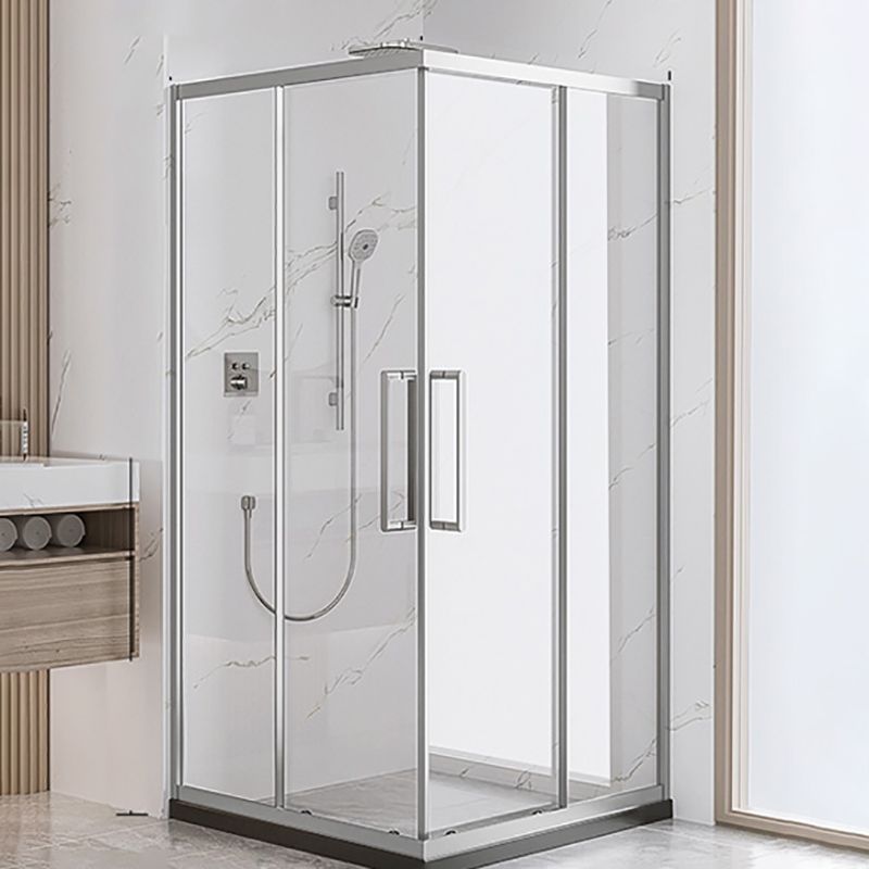 Square  Shower Enclosure Tempered Glass Shower Enclosure with Door Handles