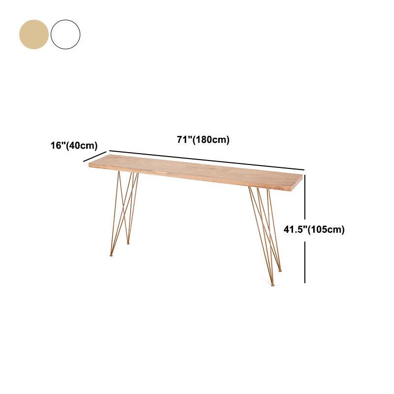 Contemporary Rectangle Bistro Accent Dining Table Legs Indoor Patio Bar Table