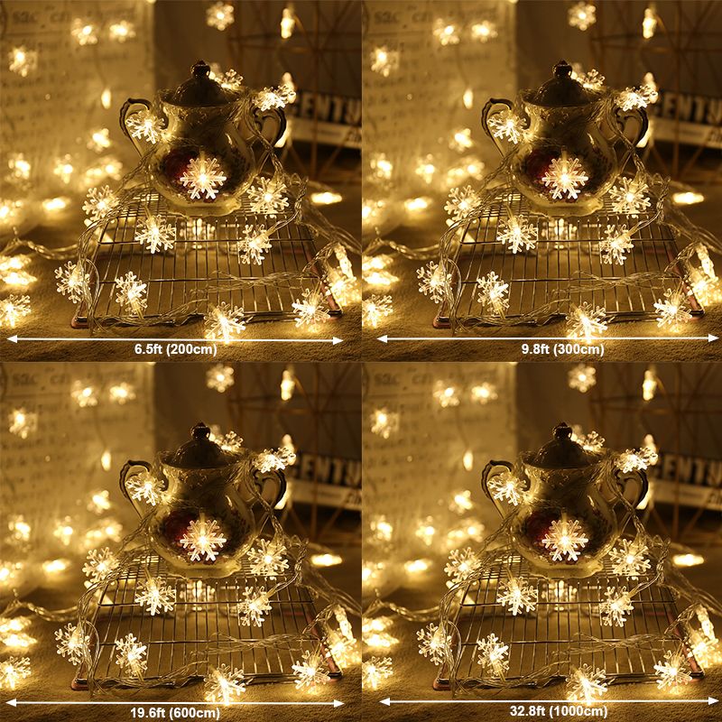 Modern Romantic LED Christmas Lamp Plastic Decorative Lights for Exterior Spaces