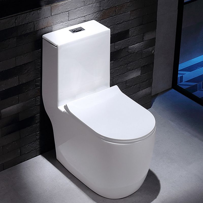 Porcelain Modern Toilet Floor Mounted One Piece Toilet Bowl Toilet