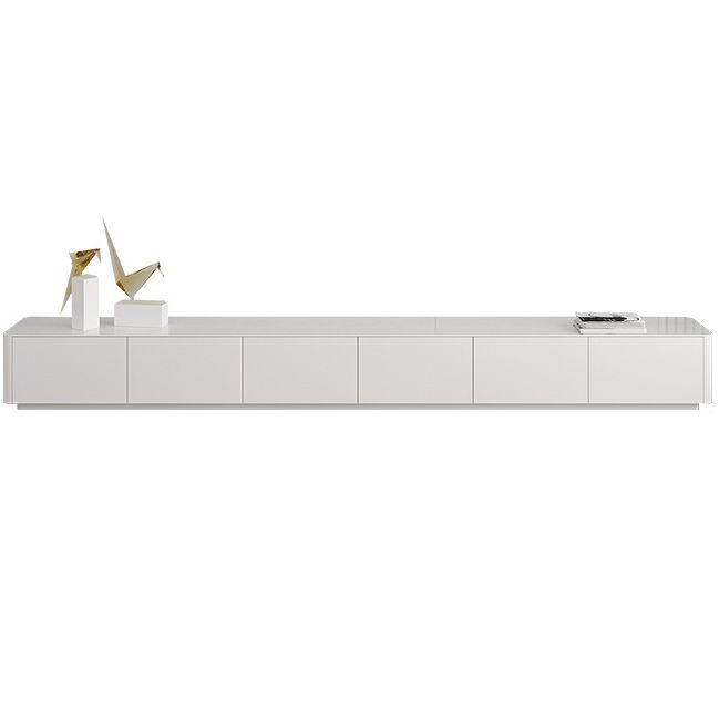 Wood TV Stand , Contemporary 3 / 4 / 6 - Drawers TV Stand - Ivory White