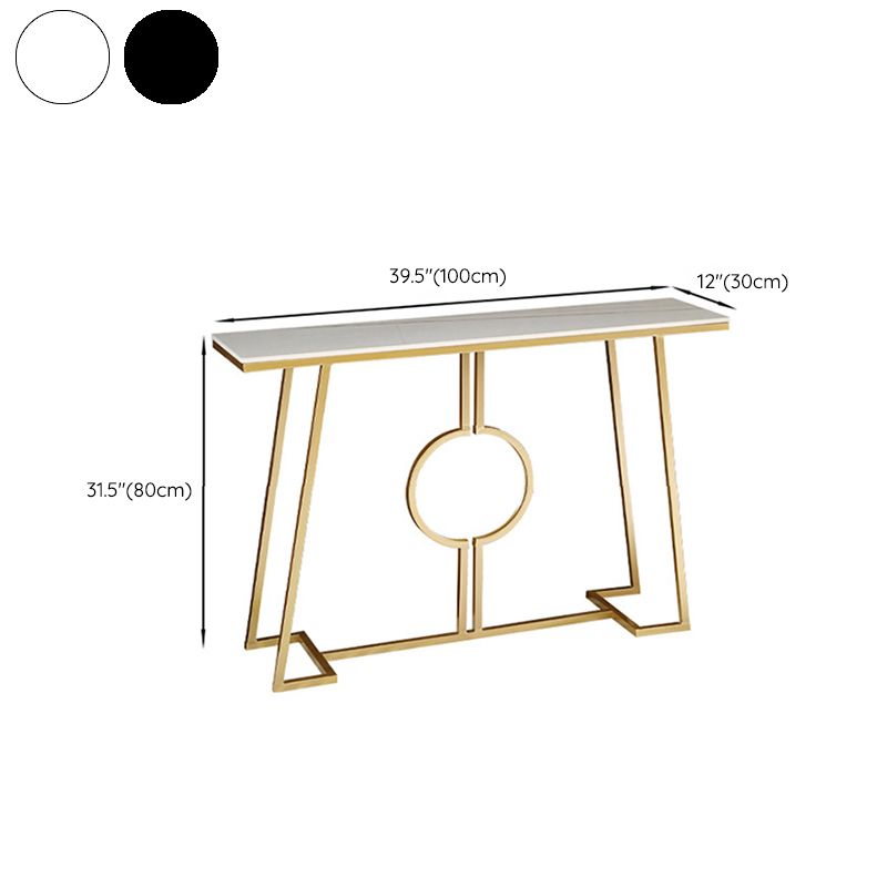 Modern Console Accent Table Antique Finish Sofa Console Table