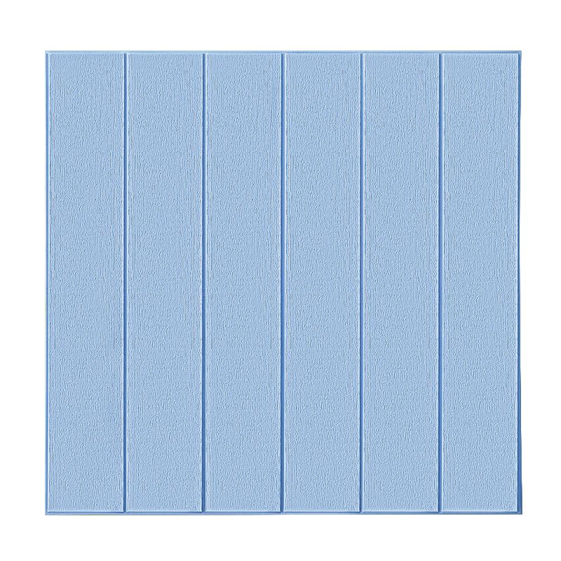 Solid Color 3D Embossed Wall Panel Waterproof Foam Indoor Wall Tile