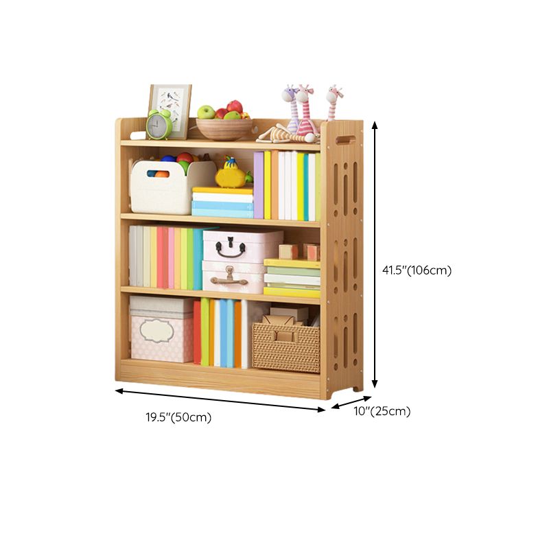 Freestanding Standard Kids Bookcase Nordic Light Wood Standard Bookcase