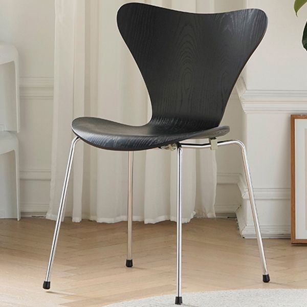 Modern Style Side Chair Wooden Indoor 19.29" Wide Dining Chair