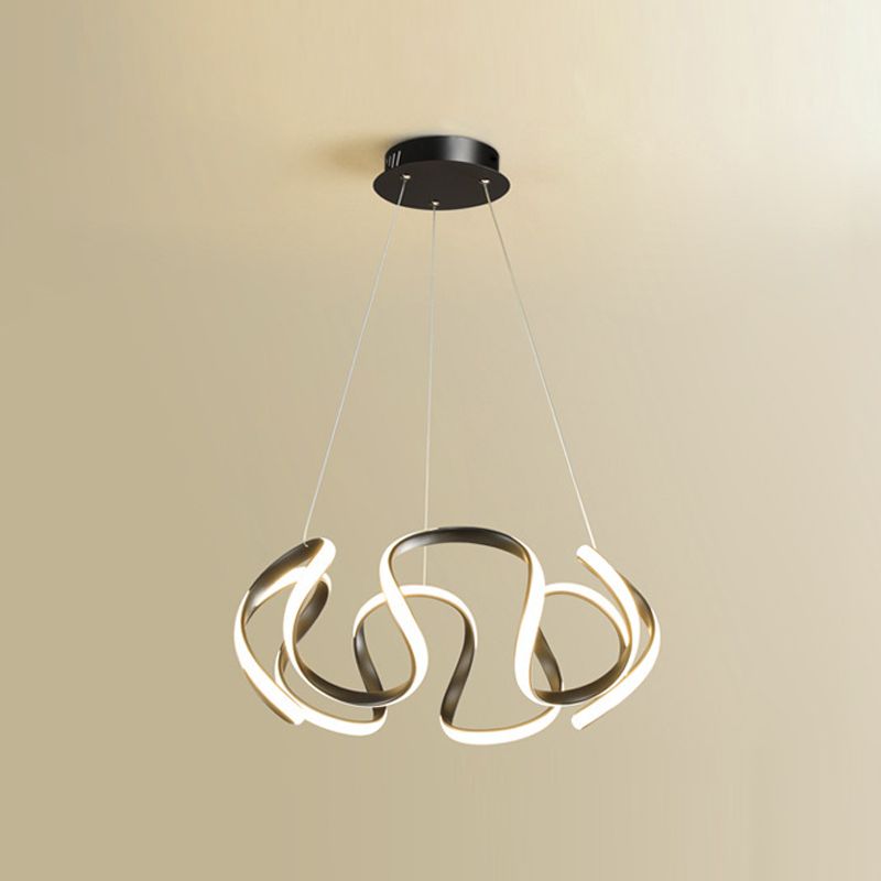 Luminaire de lustre agiétant LED de style nordique