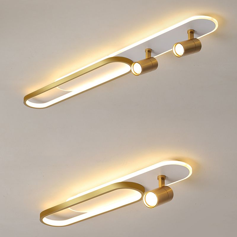 Industrial Flush Mount Light LED Lighting Lineare Flush Monte Lighting Tiered Flush Monte Light in Bedroom o Cloakroom