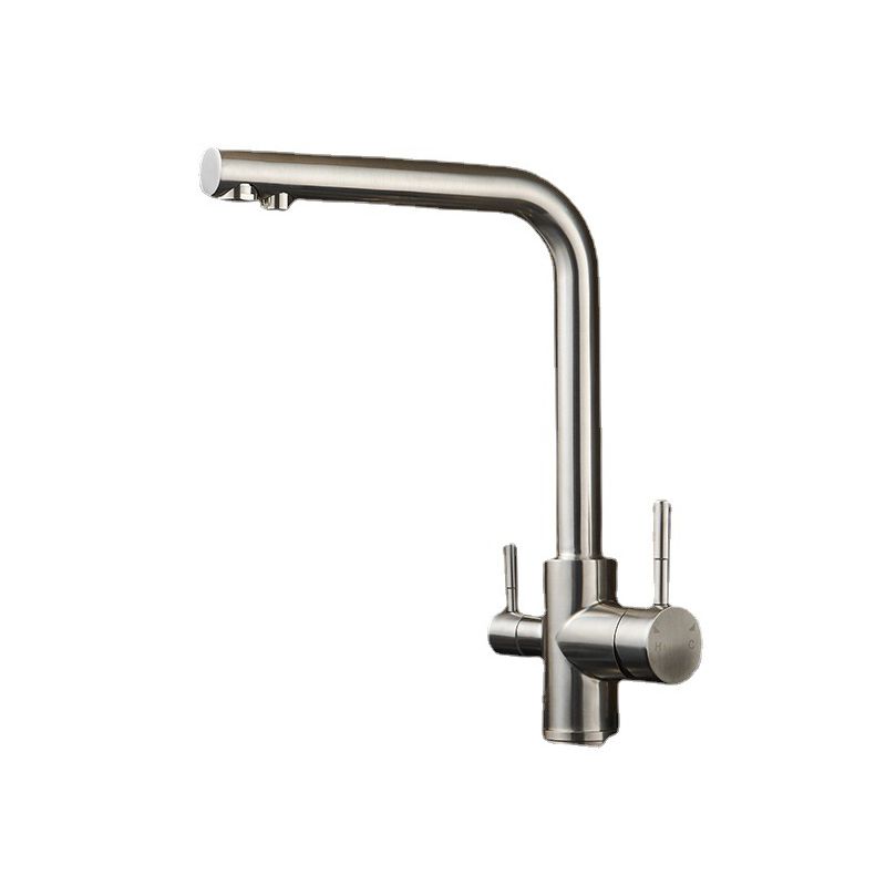 Modern Kitchen Faucet Lever High Arc Deck Mounted Kitchen Faucet