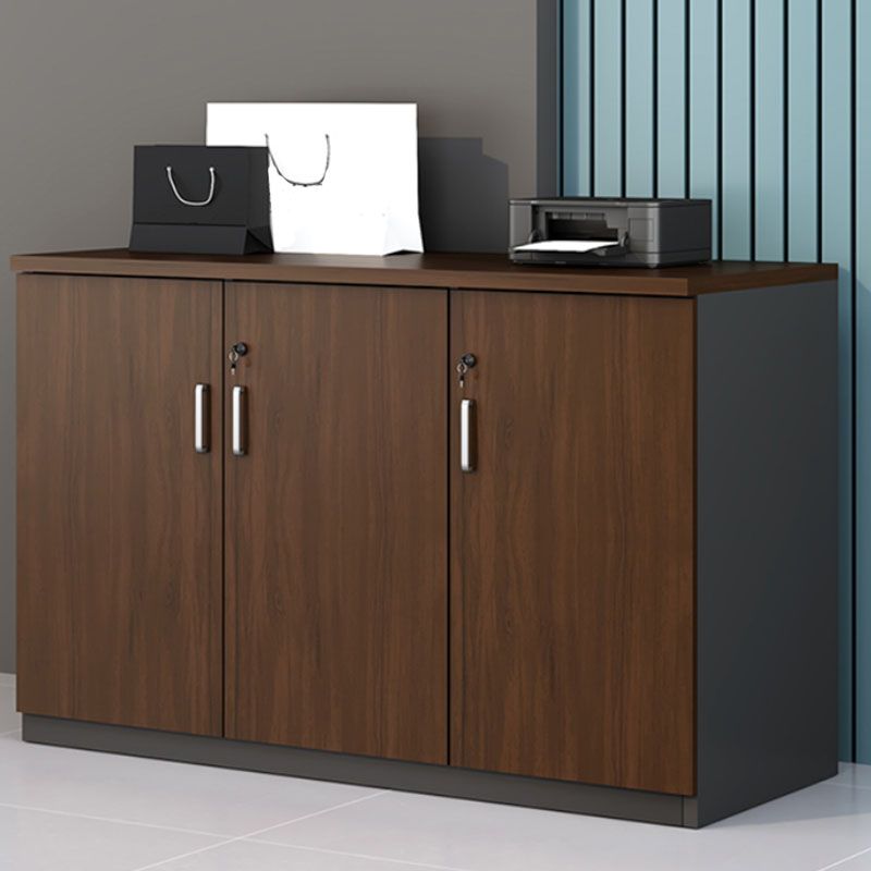 Modern Engineered Wood File Cabinet Lateral Filing Cabinet with Lock and Storage