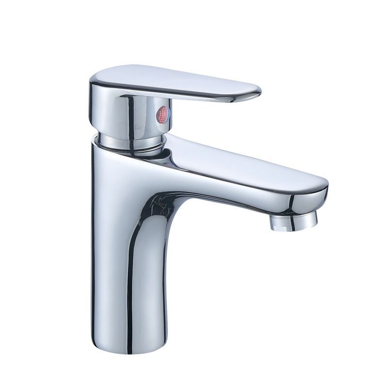 Modern Sink Faucet Solid Color Brass Basin Lavatory Faucet for Bathroom