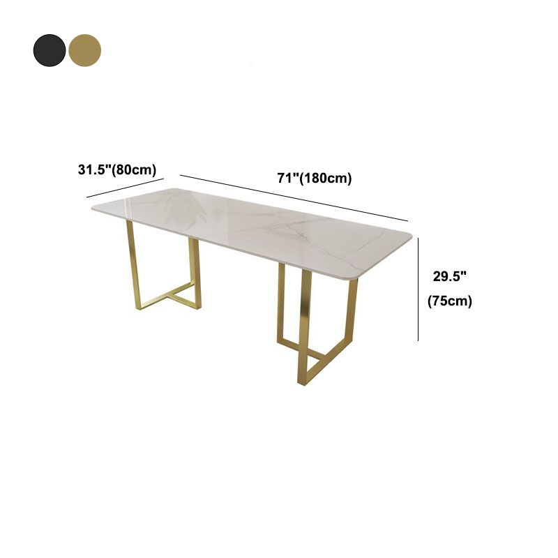 Curved Meeting Table Home Office Luxury Sintered Stone Writing Desk