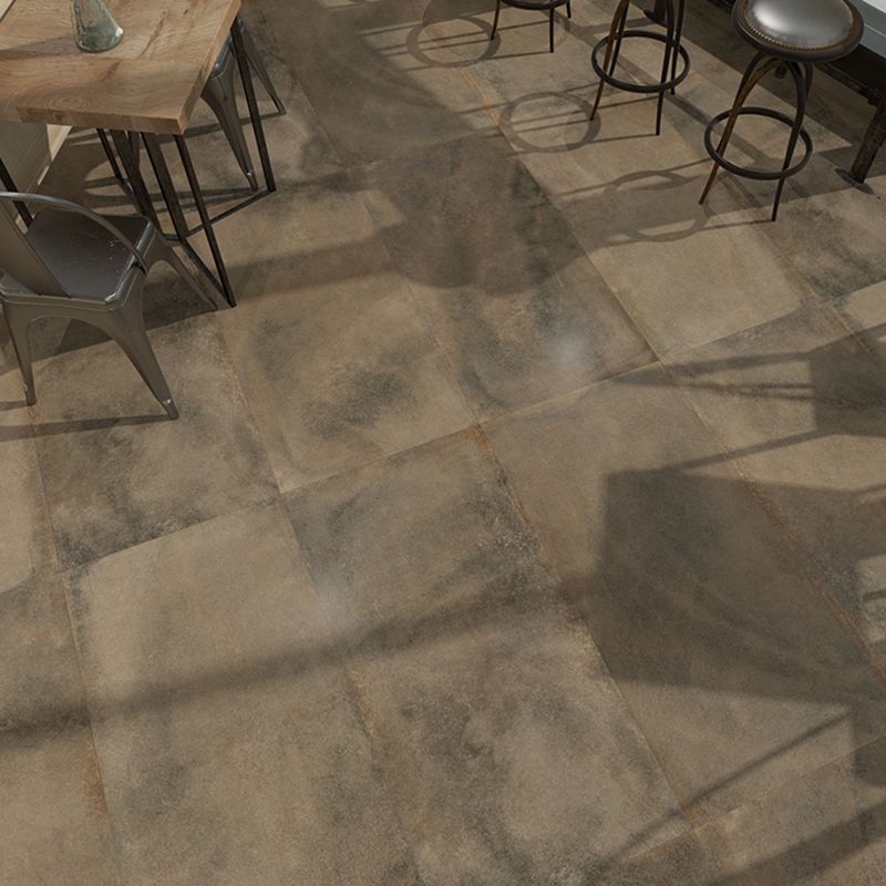 Rectangular Floor and Wall Tile Vintage Matte Mixed Material Singular Tile