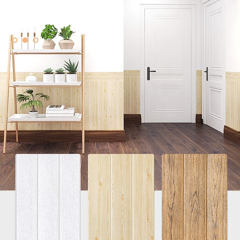 Waterproof Wall Paneling Peel and Stick Wood Effect Design Wall Paneling