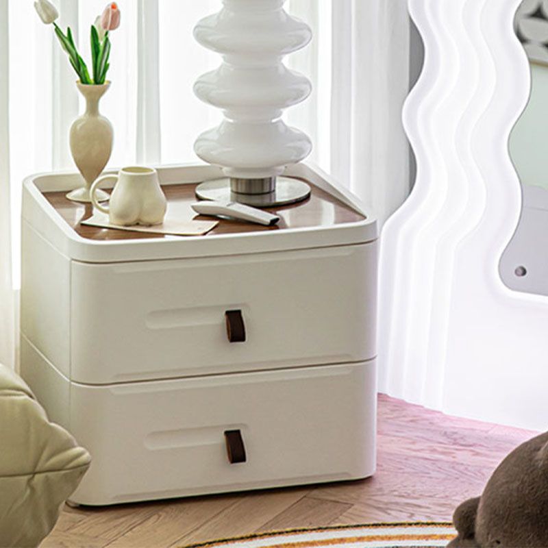 Contemporary White Night Table with 2/3/4 Drawers for Bedroom