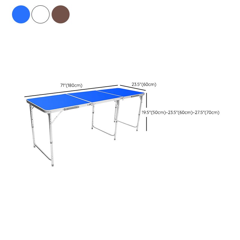 Plastic Contemporary Camping Table Matte Finish Foldable Patio Table