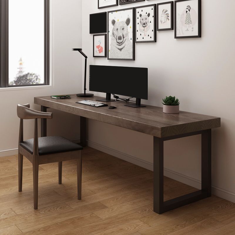 Solid Wood Rectangular Writing Desk Home Modern Meeting Desk for Office