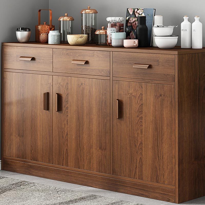 Engineered Wood Sideboard with Drawers Modern Kitchen Buffet Sideboard