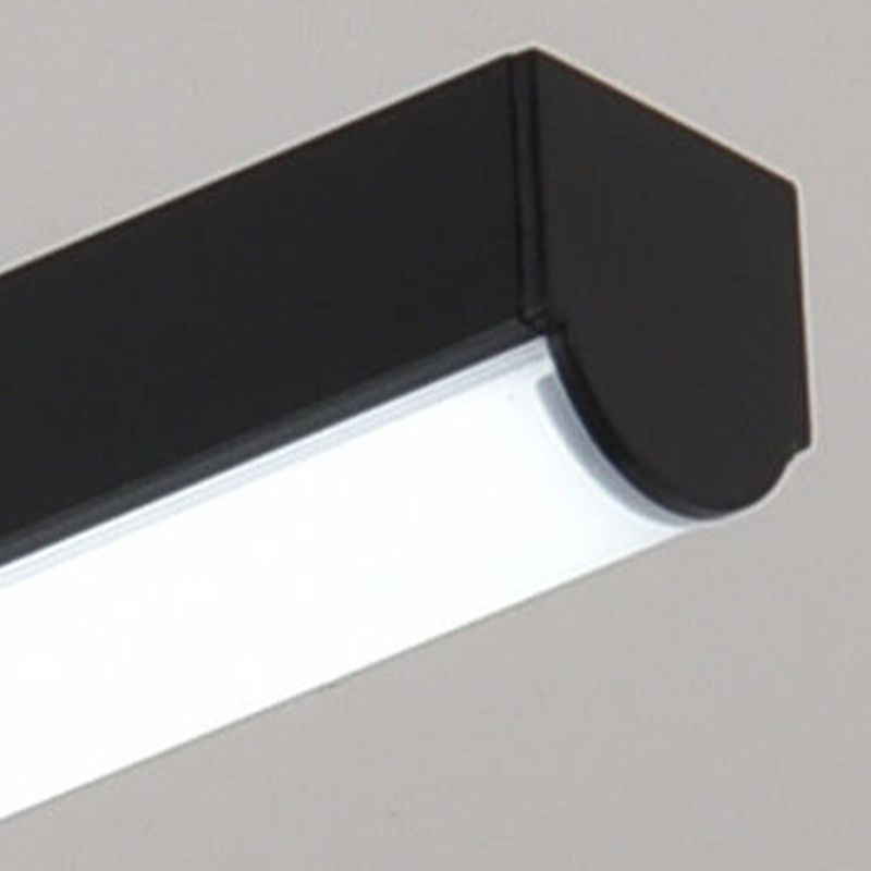 Moderne stijl strip vorm muurverlichting metaal 1 licht sconce licht voor doucheruimte