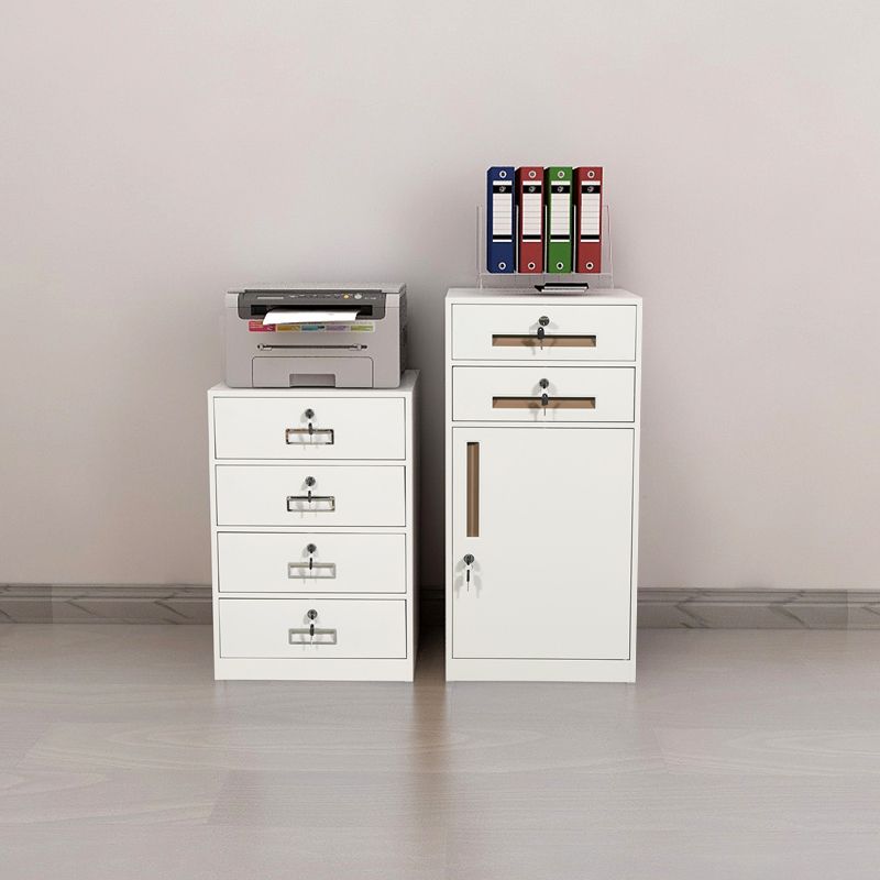 Vertical Filing Cabinet Metal Fire-Resistant File Cabinet with Storage