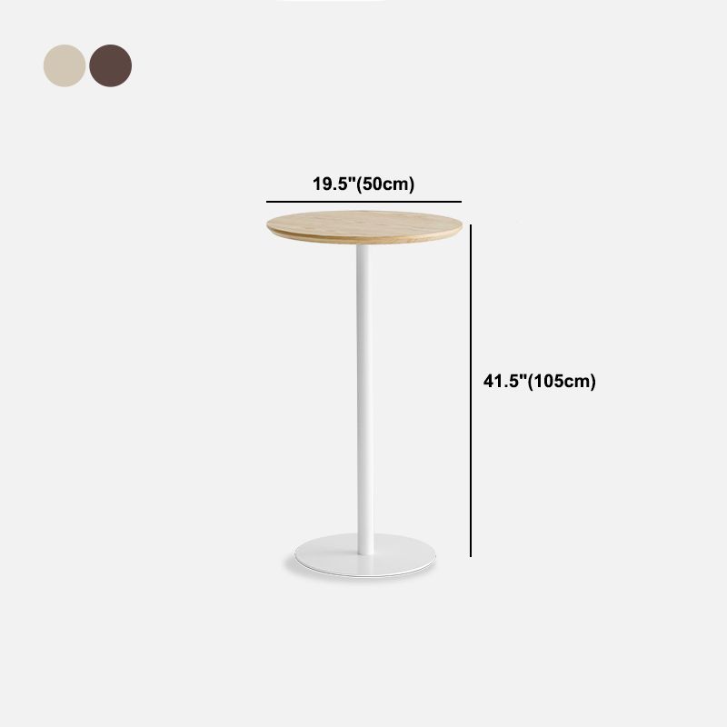 Industrial Round Bar Counter Table Dining Counter Table for Restaurant